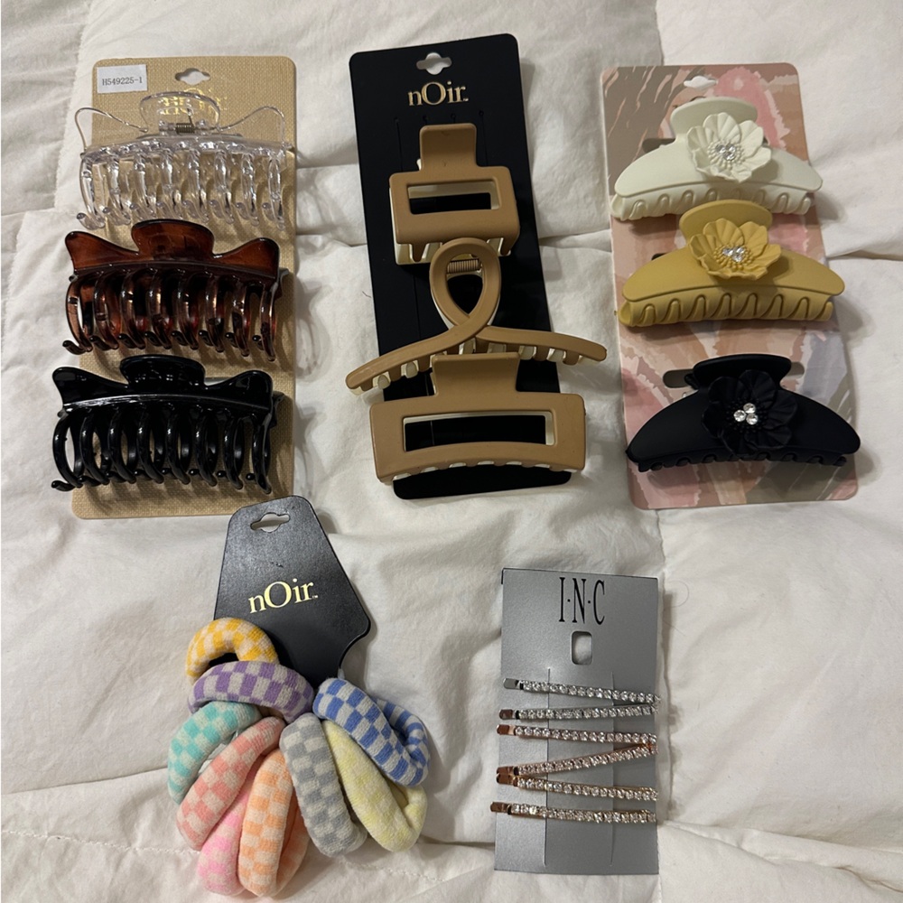 Assorted Hair Accessories Set - 5 Item Bundle - New